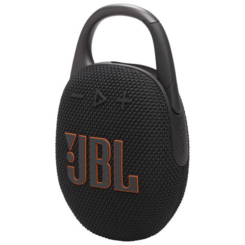 JBL Clip 5 Waterproof Bluetooth Wireless Speaker - Black - New