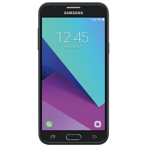 Téléphone portable débloqué Samsung Galaxy J3 Prime 5", 16 Go, 1,4 GHz Quad-Core, Android 7.0 Nougat, noir